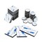 60 Pieces Double Sided Foam Tape Strong Pad Mounting,Black Self-Adhesive Tape Include Square Round and Rectangular